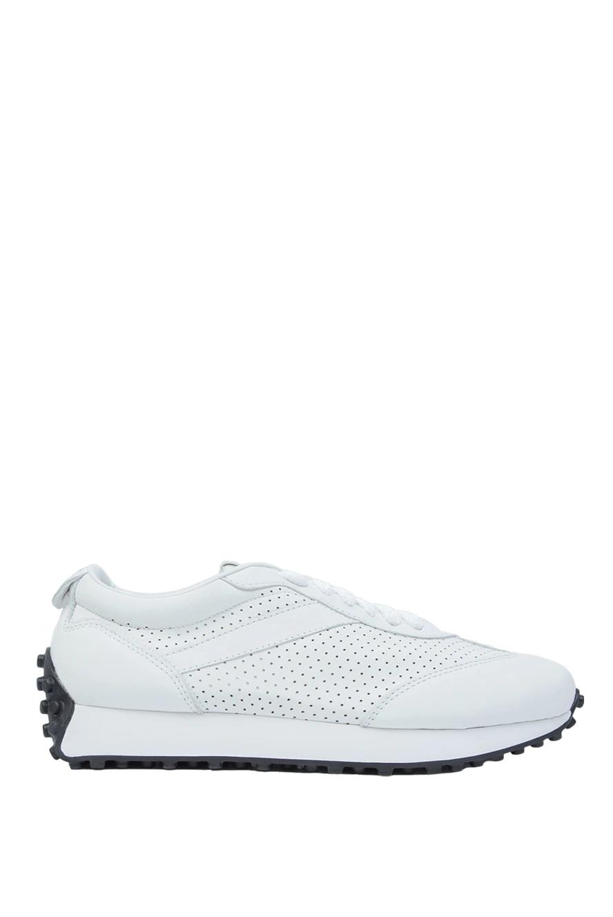 Doucal`s man white leather sneakers for men купить с ценами и фото 168502 - photo 1