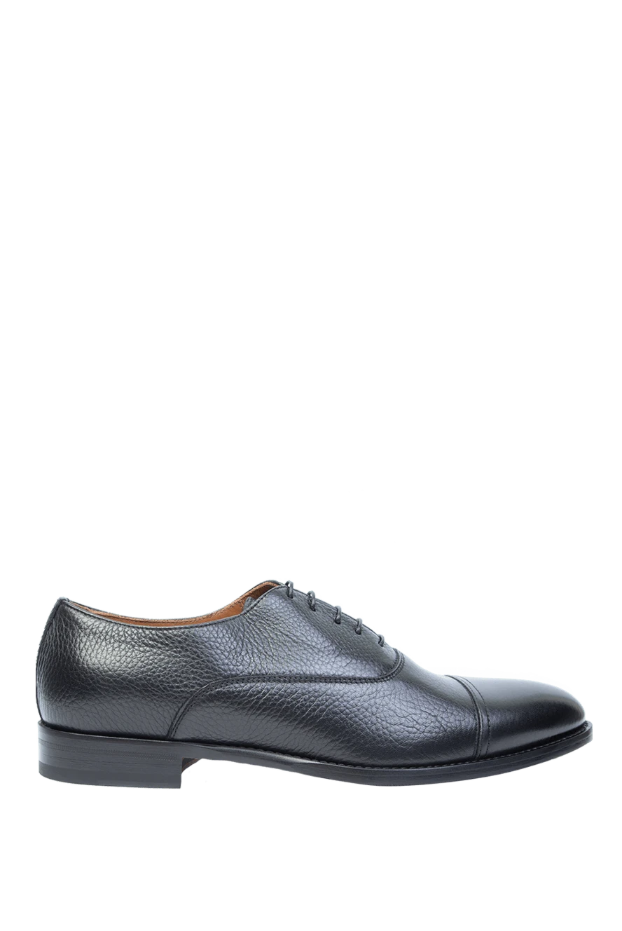 Doucal`s man men's black leather shoes купить с ценами и фото 168504 - photo 1