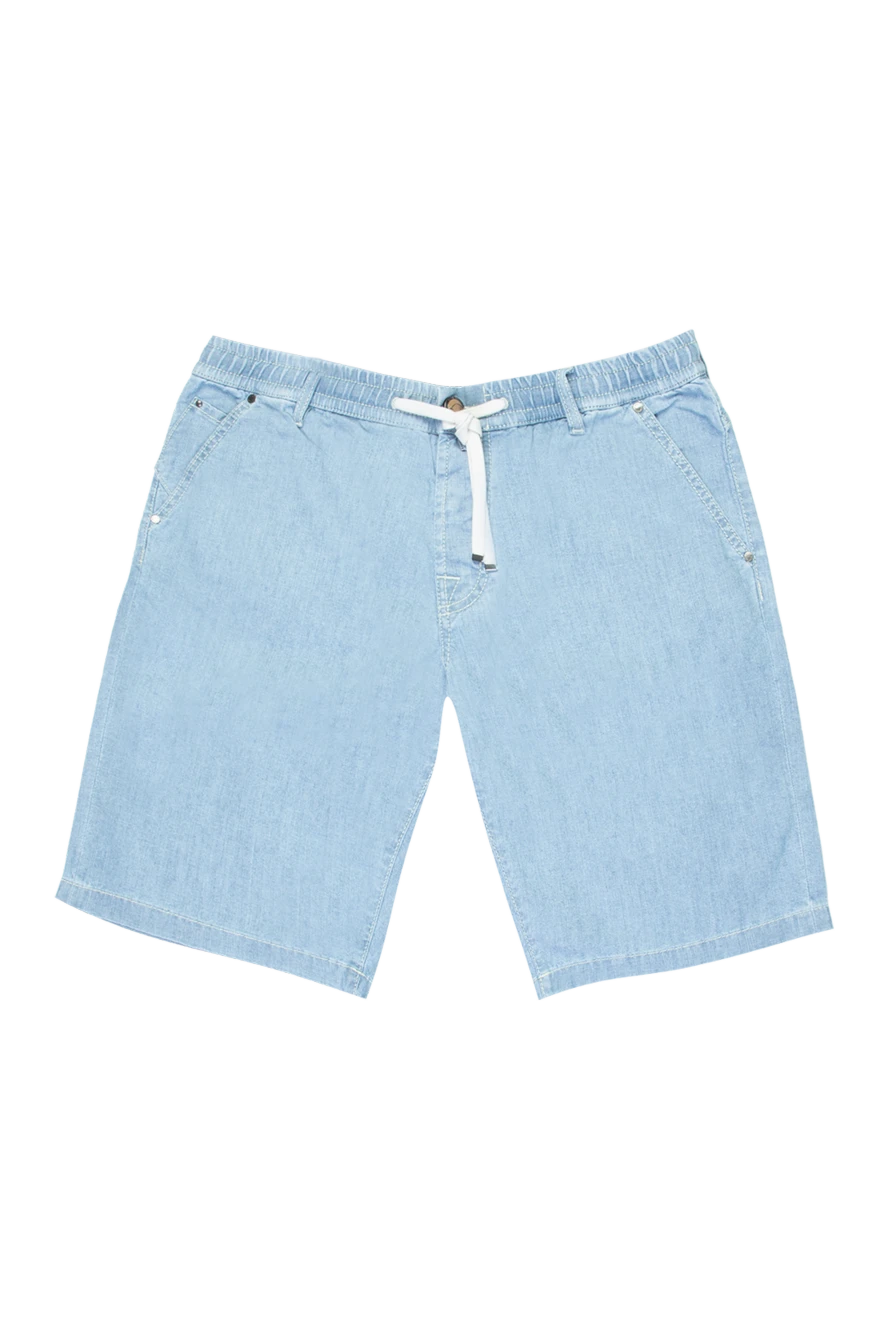 Jacob Cohen man blue cotton shorts for men купить с ценами и фото 168535 - photo 1