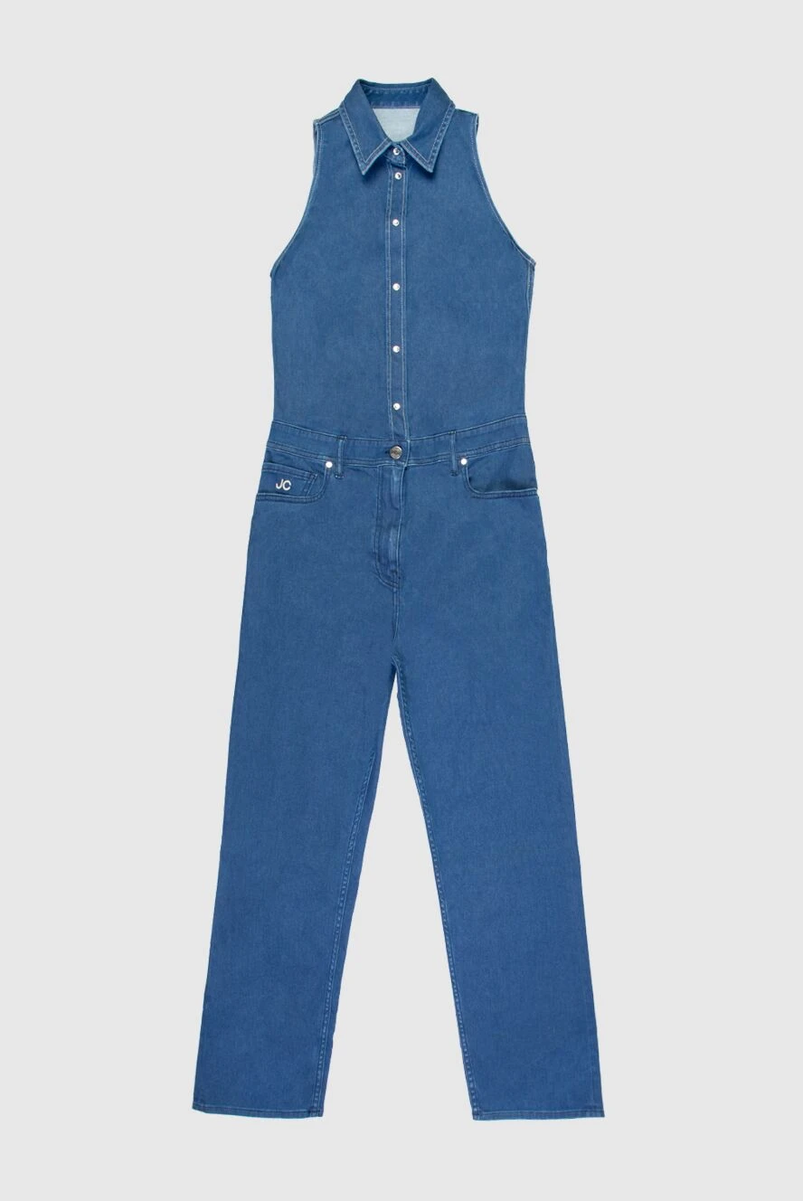 Jacob Cohen woman blue women's cotton and elastane jumpsuit купить с ценами и фото 168541 - photo 1