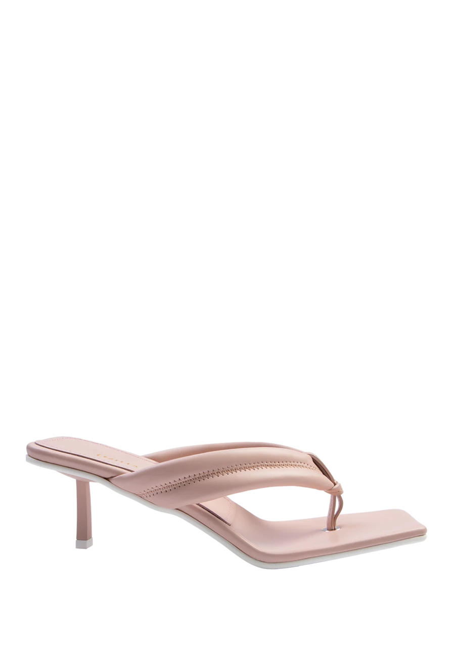 Le Silla woman pink leather mules for women купить с ценами и фото 168557 - photo 1