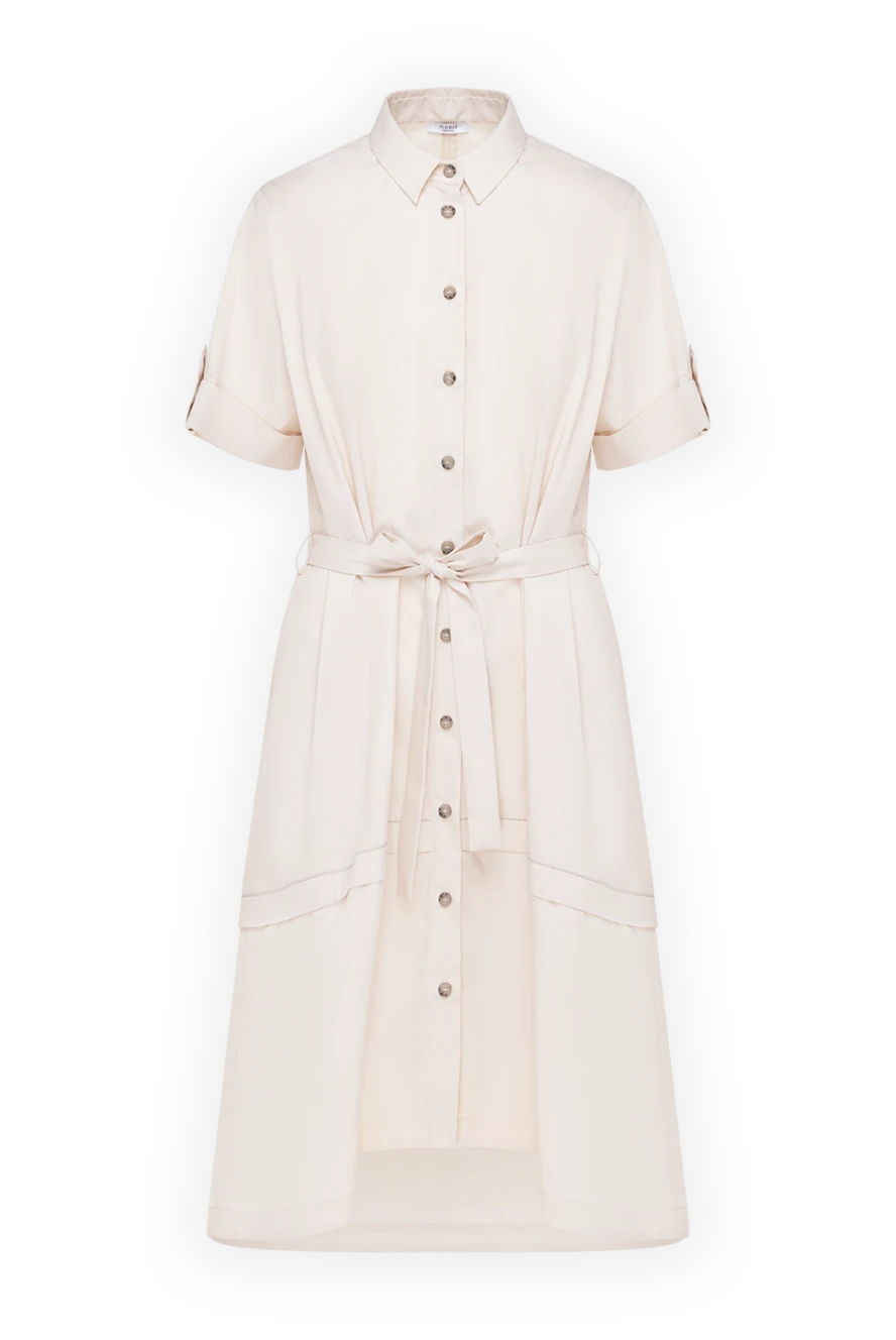 Peserico белбеулі және қысқа жеңді беж көйлек-туника әйелдерге арналған 168627 - фото 1