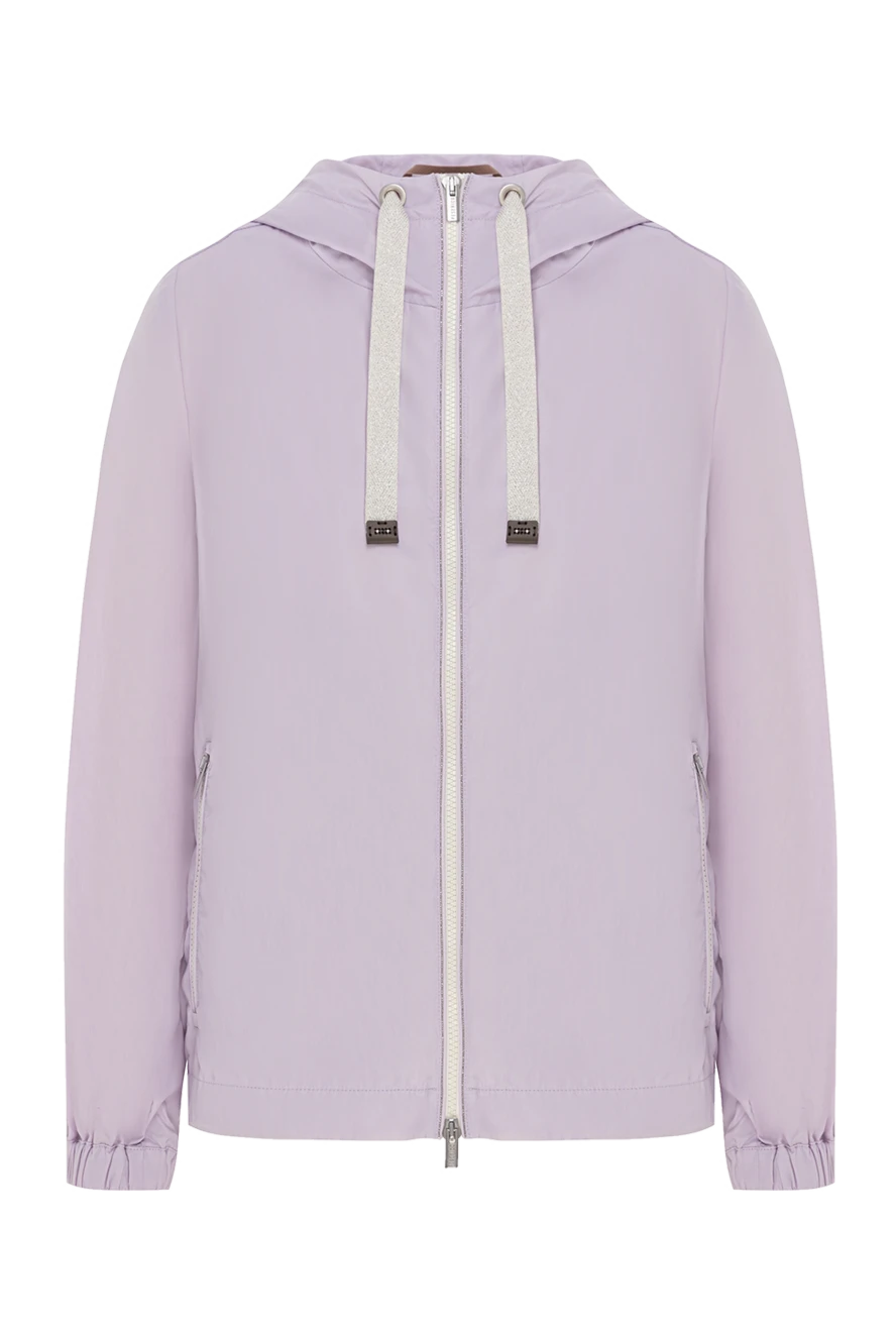 Peserico women's windbreaker made of polyamide purple 168657 - photo 1