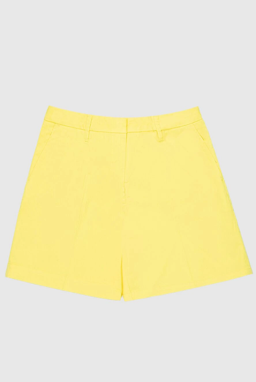 Jacob Cohen woman yellow cotton shorts for women купить с ценами и фото 168699 - photo 1