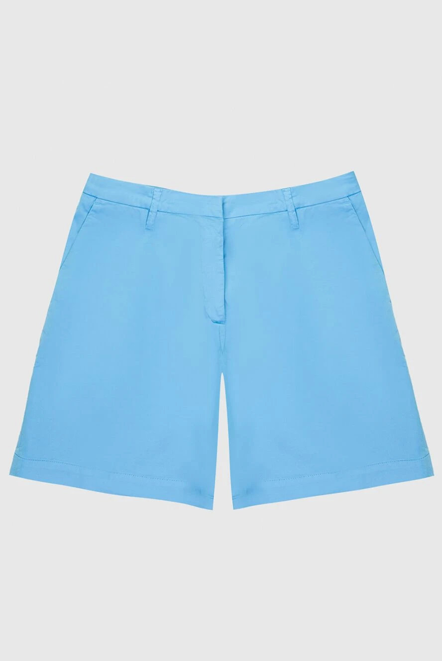 Jacob Cohen woman blue cotton shorts for women купить с ценами и фото 168705 - photo 1