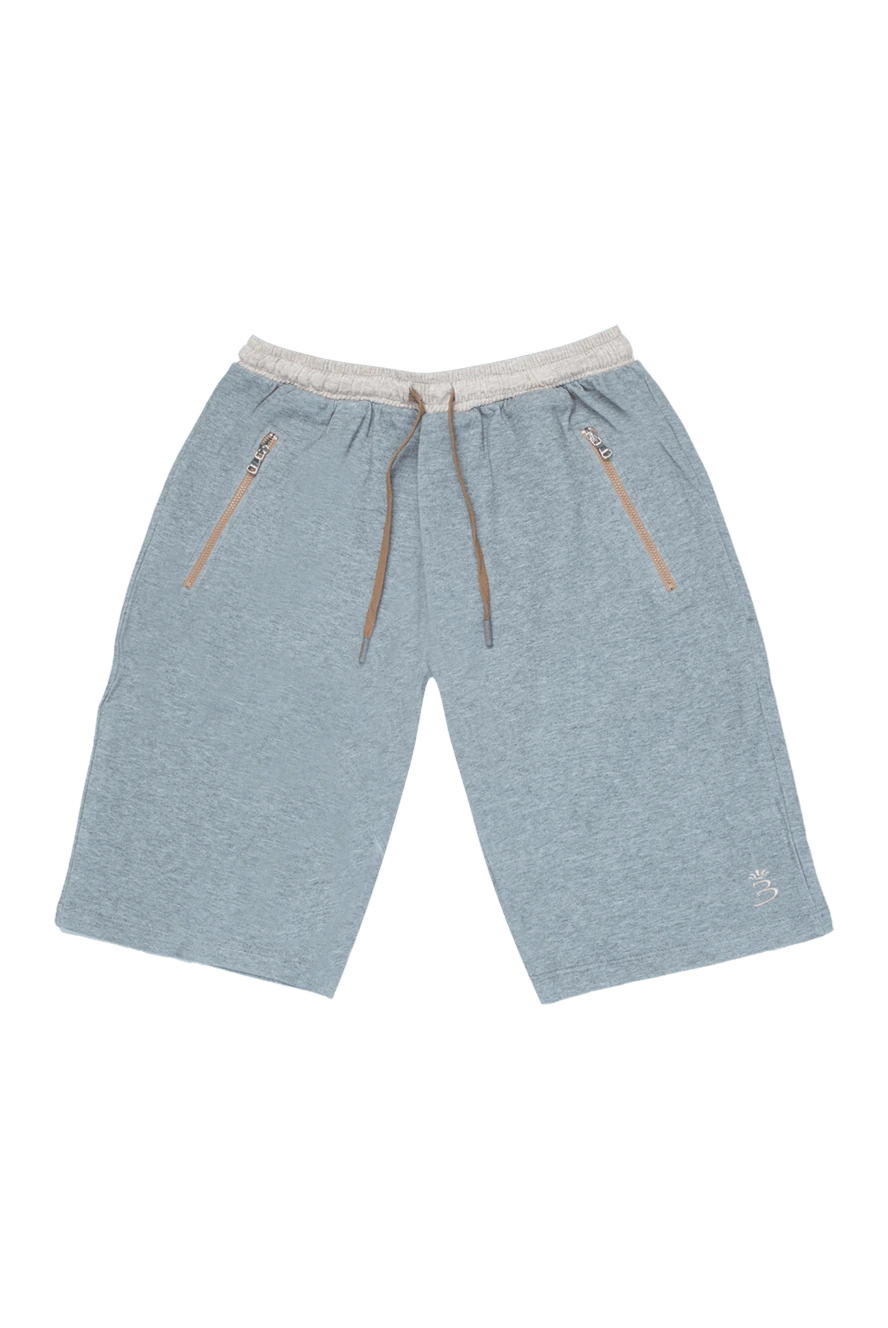 Barba Napoli man cotton and polyamide shorts gray for men купить с ценами и фото 168717 - photo 1