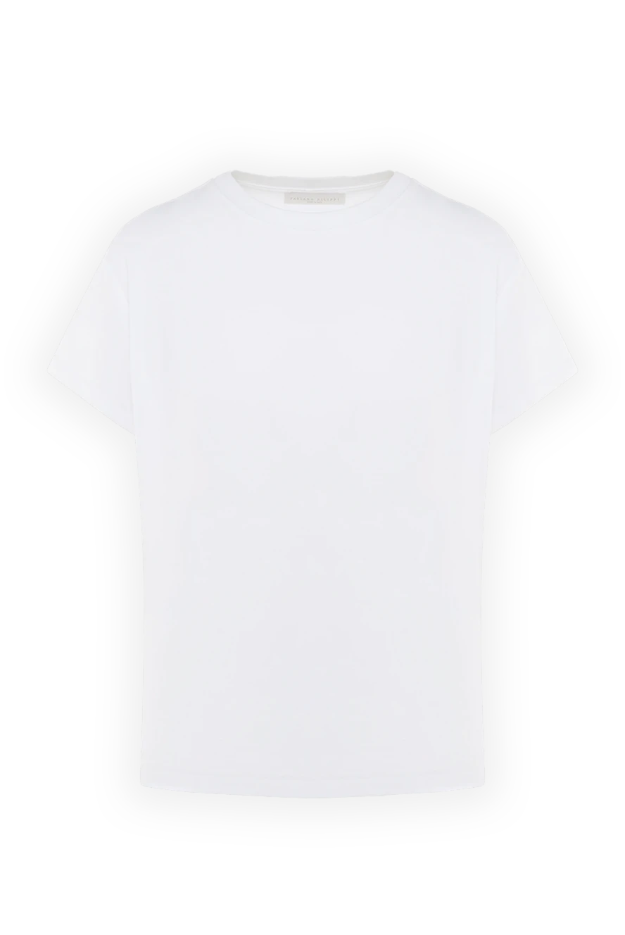 Fabiana Filippi woman white cotton t-shirt for women купить с ценами и фото 168755 - photo 1