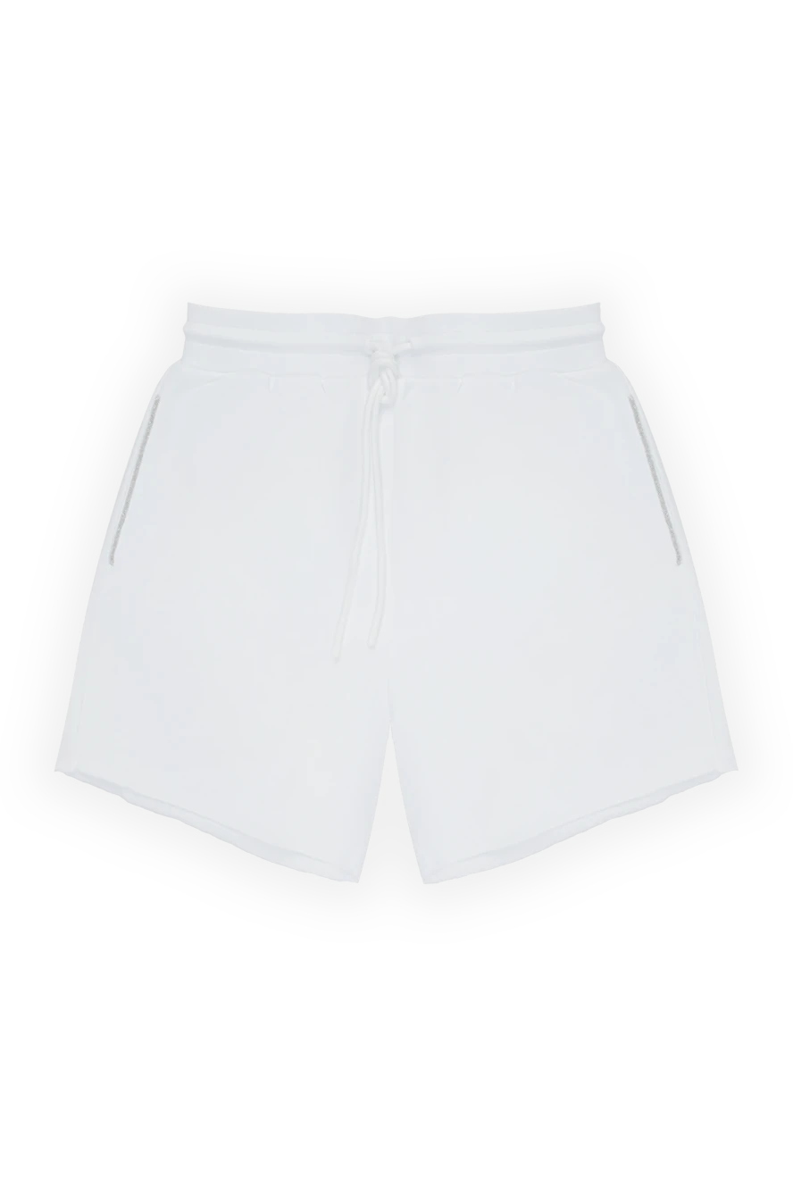 Fabiana Filippi woman white linen shorts for women купить с ценами и фото 168758 - photo 1