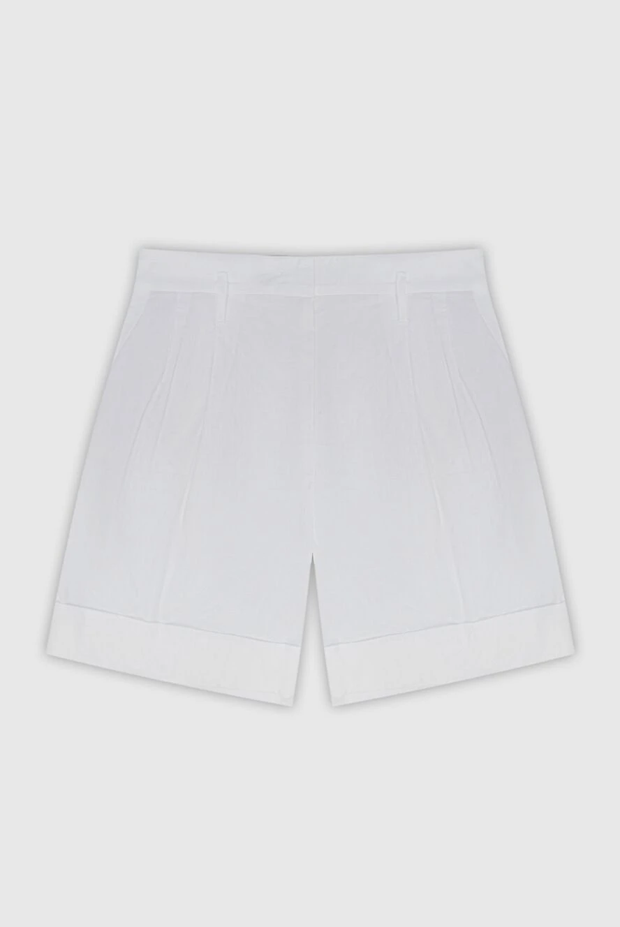 Loro Piana woman white cotton shorts for women купить с ценами и фото 168830 - photo 1