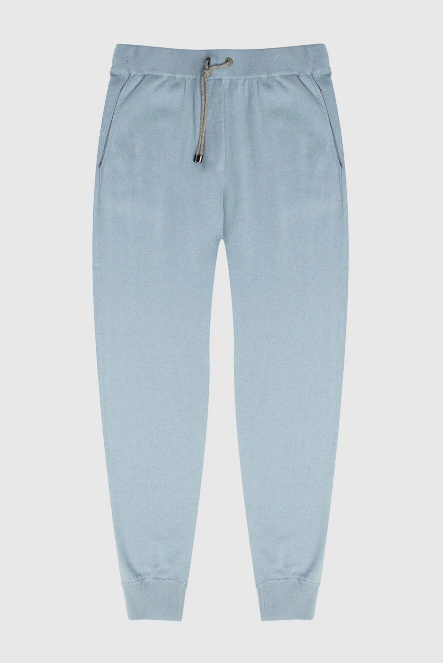 Brunello Cucinelli брюки голубые женские 168885 - фото 1