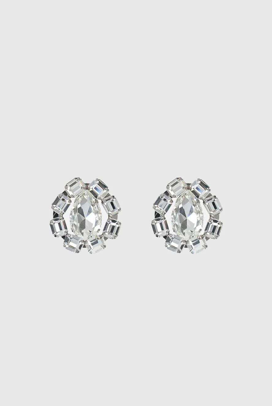 Alessandra Rich woman gray earrings for women купить с ценами и фото 168934 - photo 1