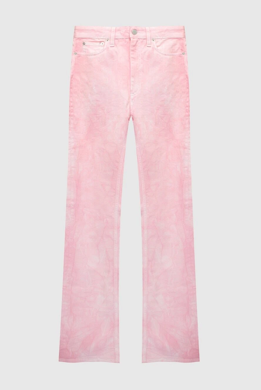 Alessandra Rich woman pink cotton jeans for women купить с ценами и фото 168946 - photo 1