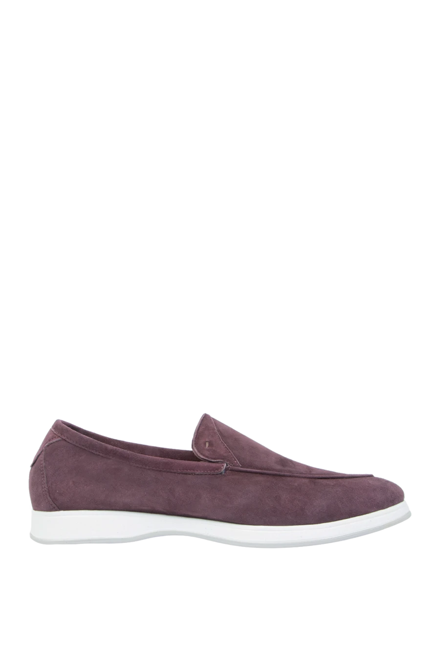 Andrea Ventura man purple suede loafers for men купить с ценами и фото 168992 - photo 1