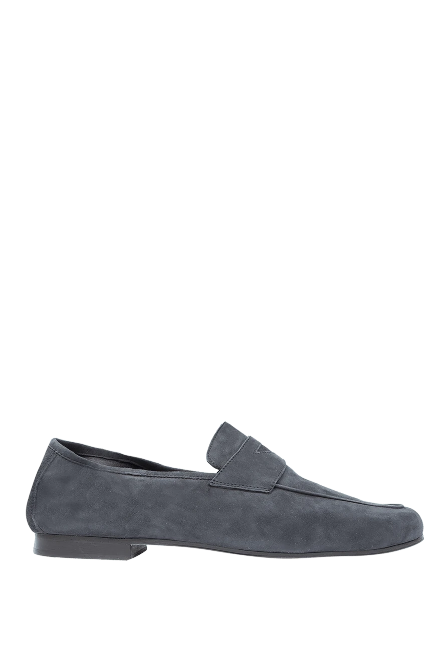 Andrea Ventura man gray suede loafers for men купить с ценами и фото 168996 - photo 1