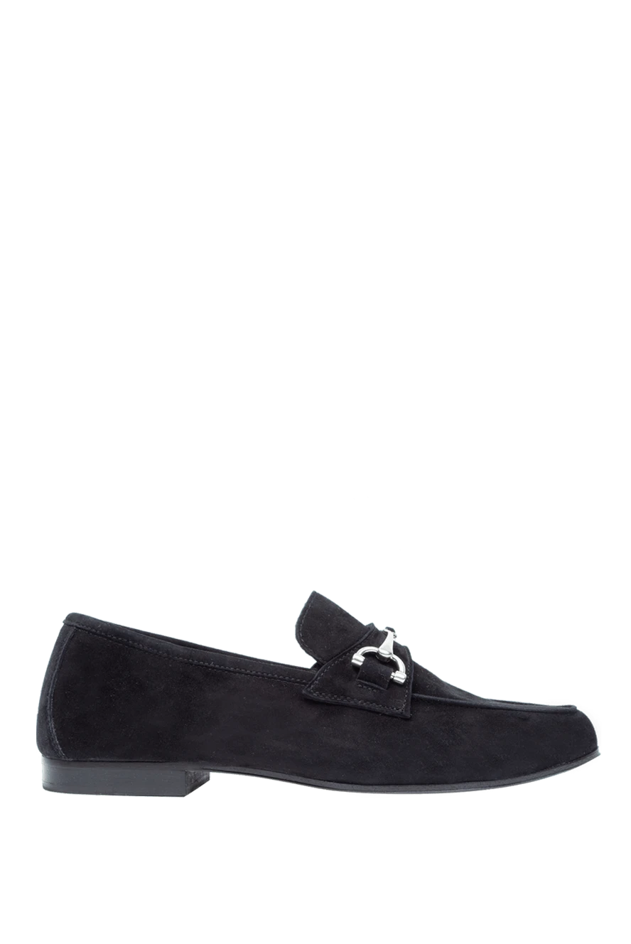 Andrea Ventura man black suede loafers for men купить с ценами и фото 169000 - photo 1