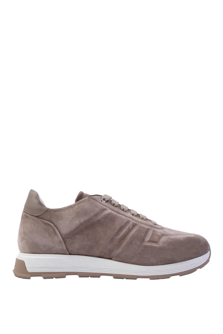 Stefano Ricci beige nubuck sneakers for men 169108 - photo 1