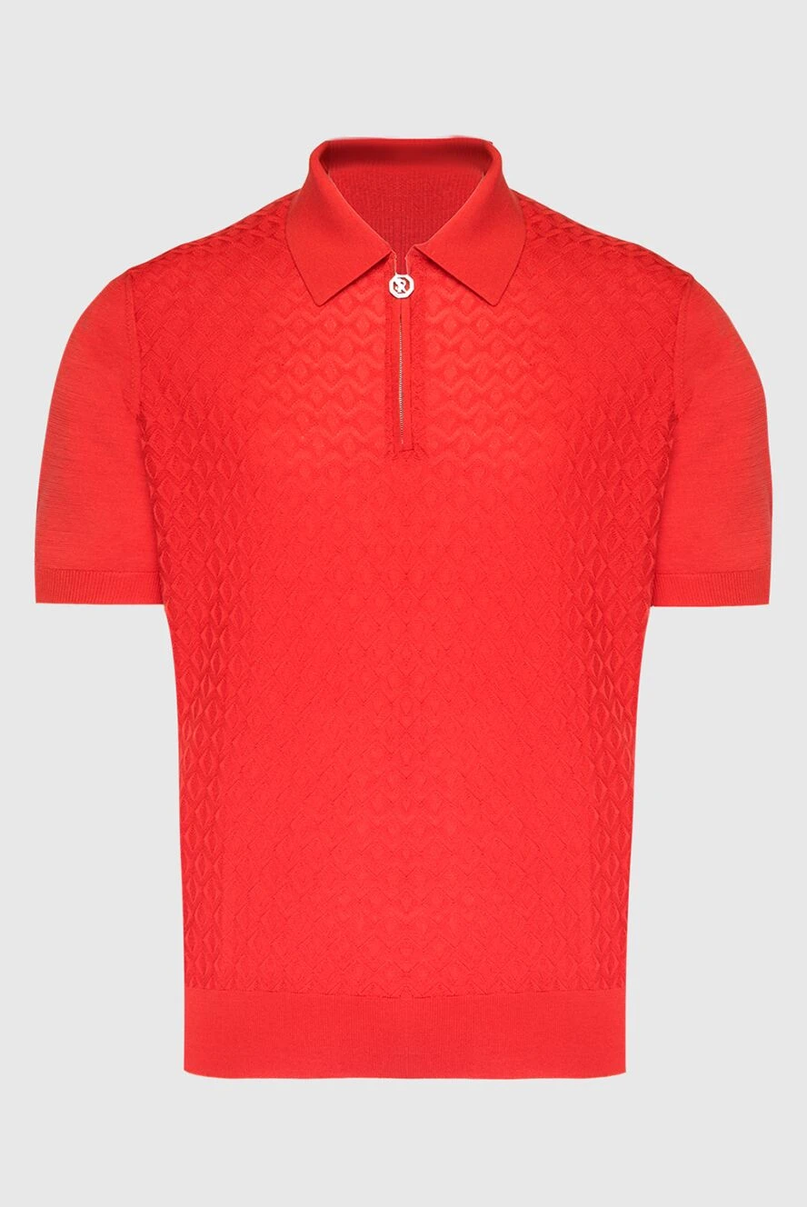 Stefano Ricci red silk polo for men 169124 - photo 1
