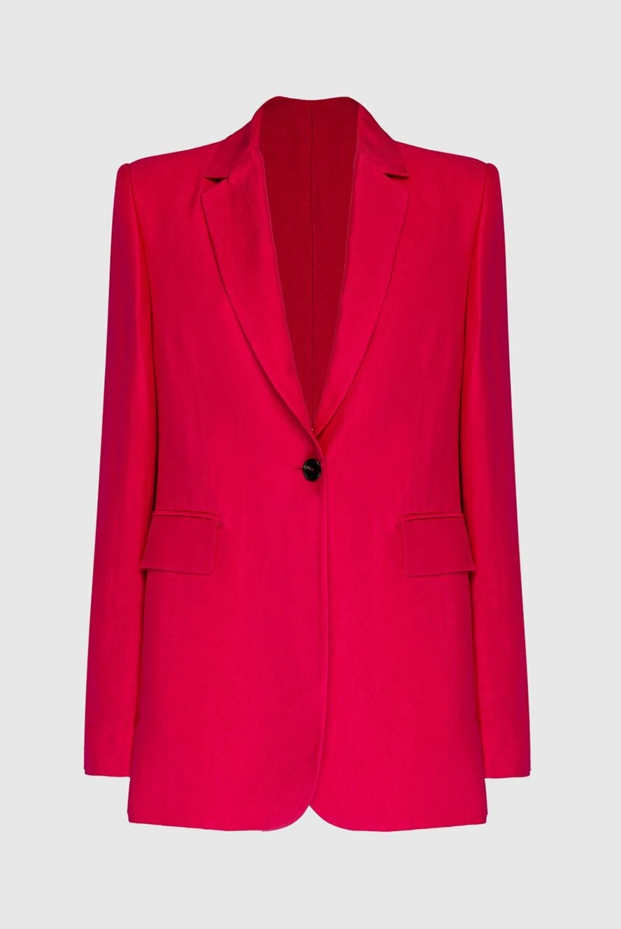 MSGM woman pink viscose jacket for women купить с ценами и фото 169138 - photo 1