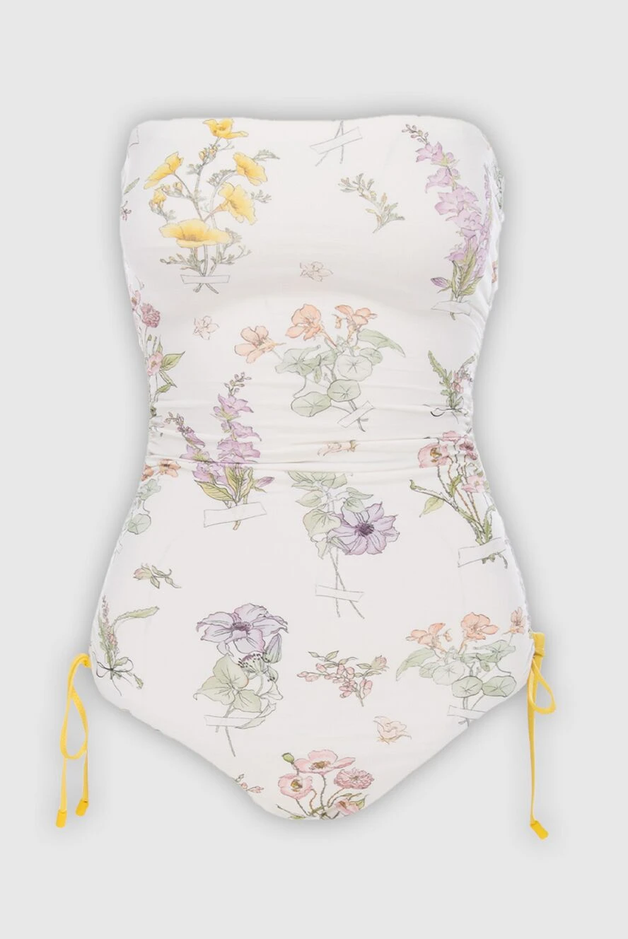 Zimmermann купальник с цветочной иллюстрацией на тонких жёлтых бретелях
169395 - фото 1
