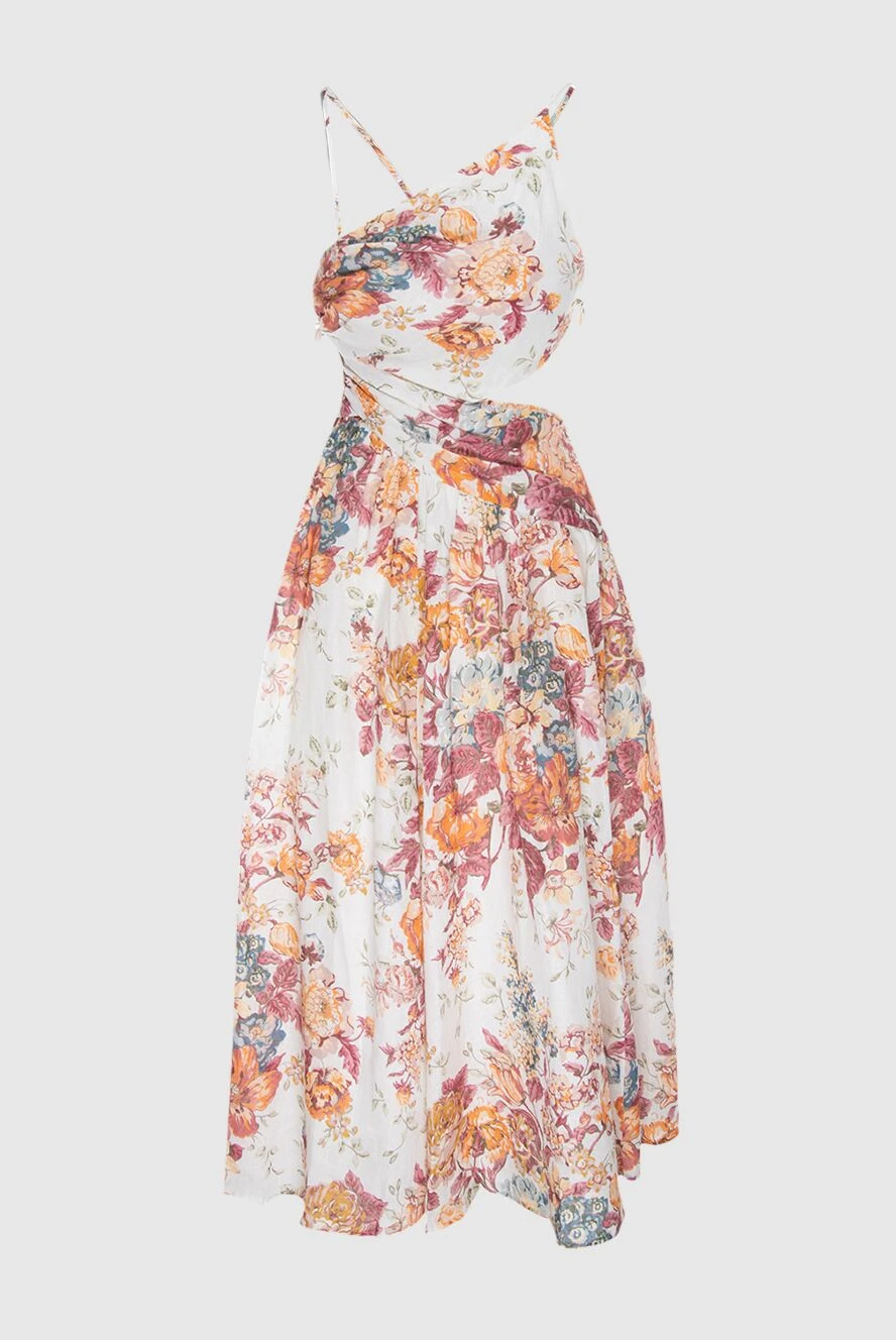 Zimmermann one shoulder floral backless midi dress 169441 - photo 1