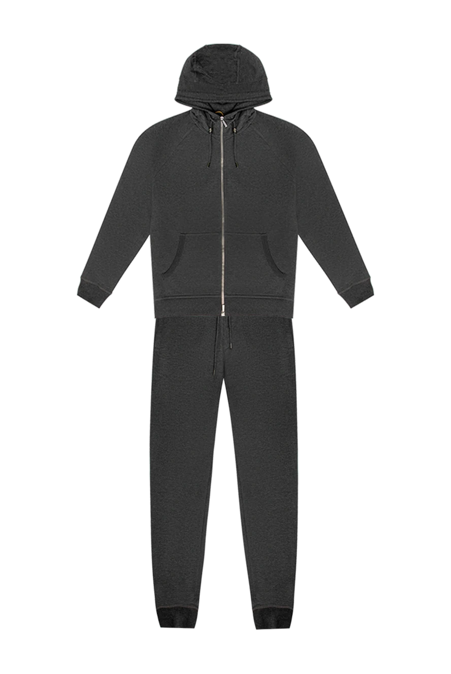 Moorer man men's sports suit made of cotton and elastane, gray купить с ценами и фото 169484 - photo 1