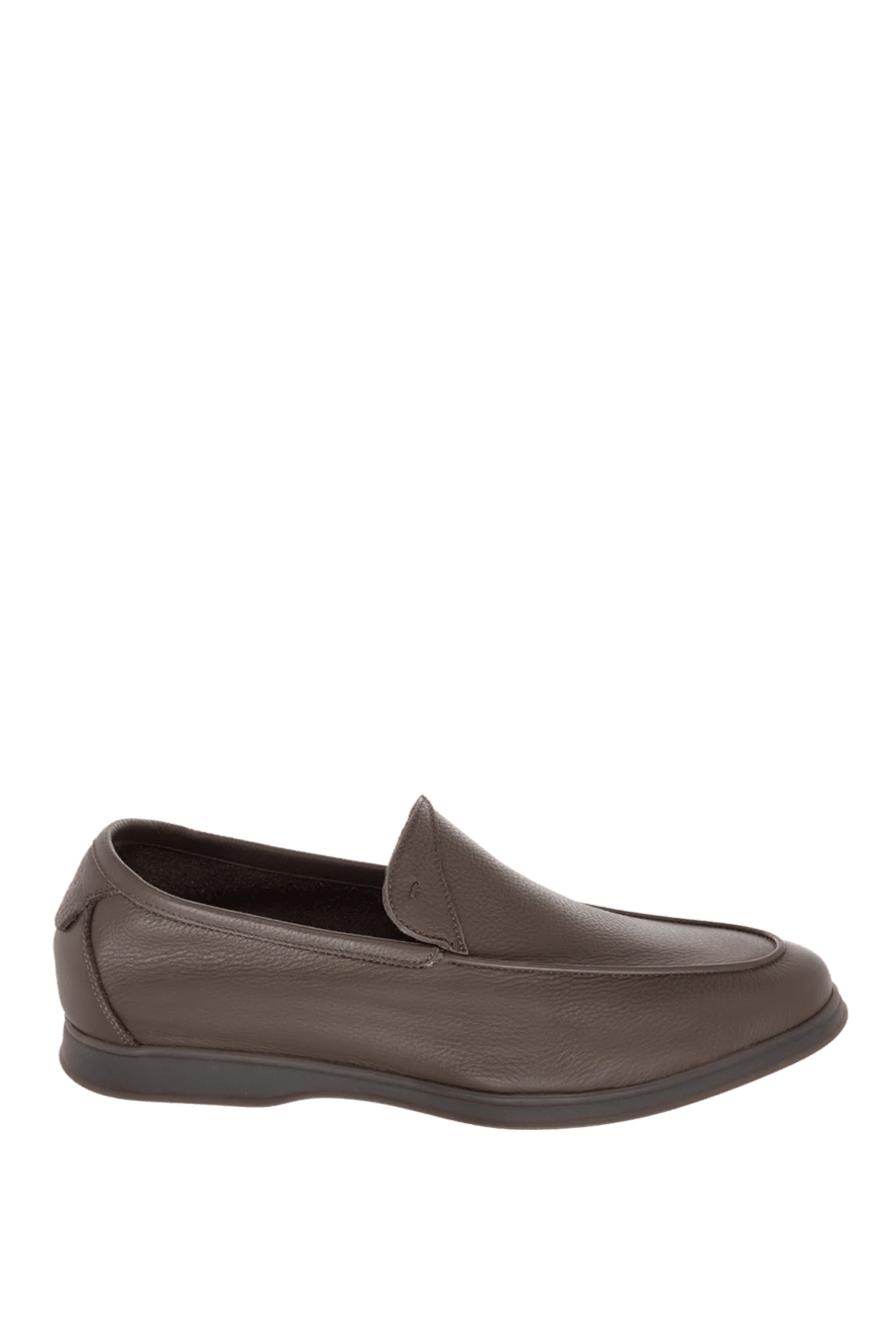 Andrea Ventura man brown leather loafers for men купить с ценами и фото 169523 - photo 1