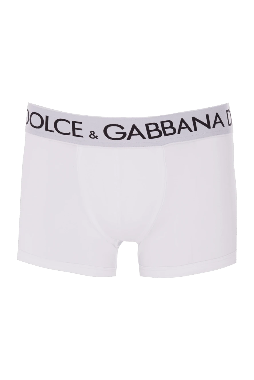 Dolce & Gabbana man white men's boxer briefs made of cotton and elastane купить с ценами и фото 169579 - photo 1