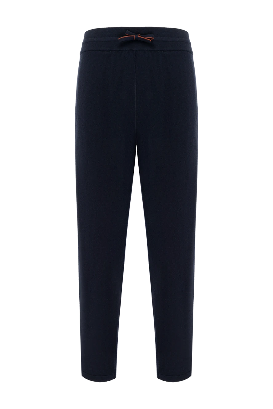 Loro Piana man men's blue cashmere trousers купить с ценами и фото 169619 - photo 1