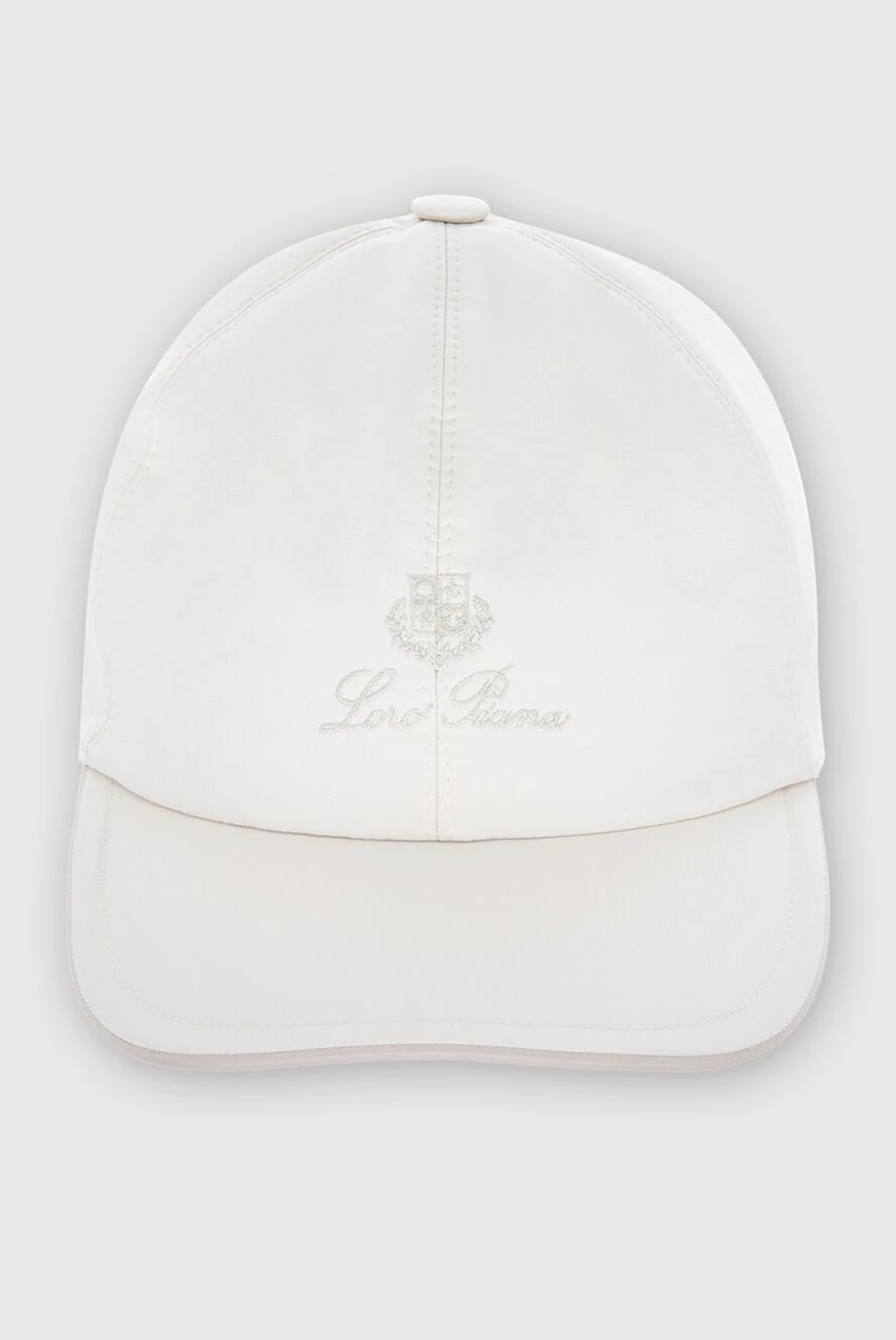 Loro Piana man white polyamide cap for men купить с ценами и фото 169676 - photo 1