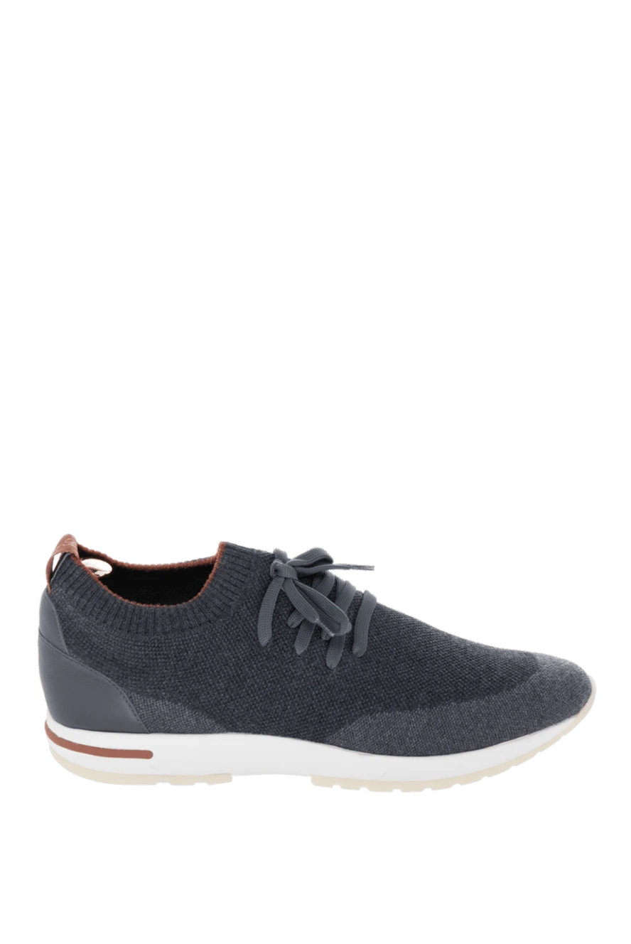 Loro Piana man gray textile sneakers for men купить с ценами и фото 169677 - photo 1