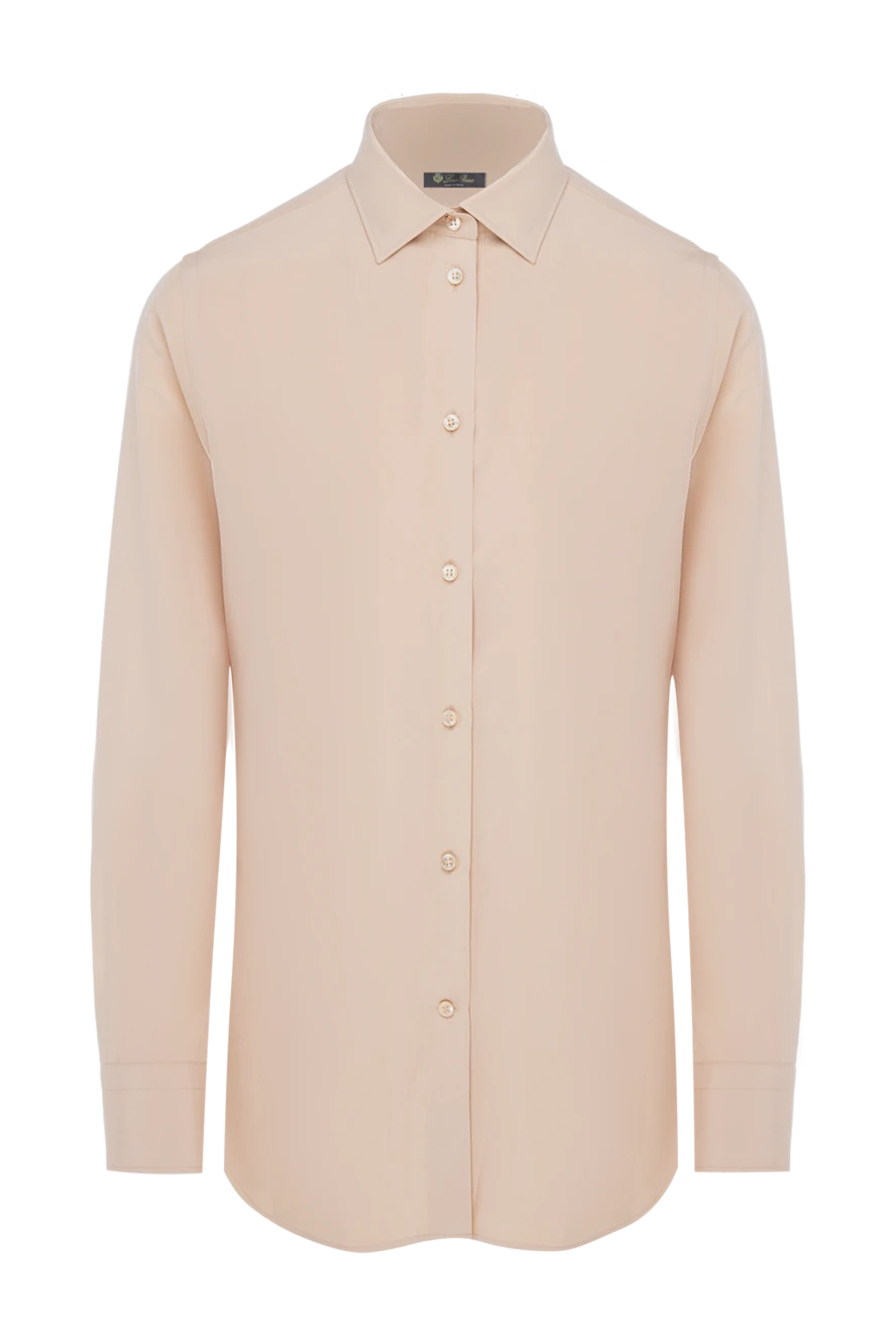 Loro Piana woman pink silk blouse for women купить с ценами и фото 169716 - photo 1