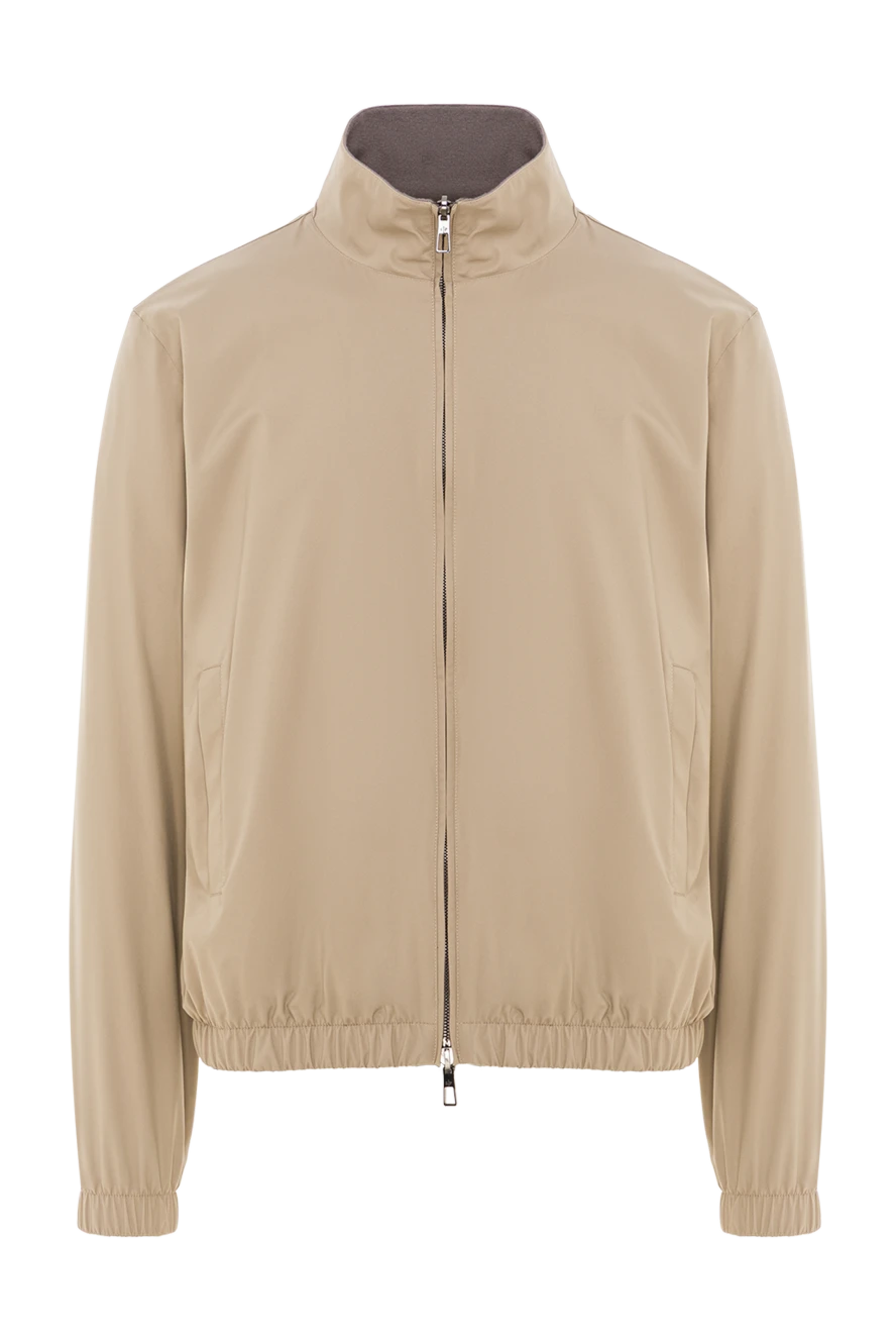 Loro Piana куртка из кашемира и полиамида бежевая мужская 169726 - фото 1