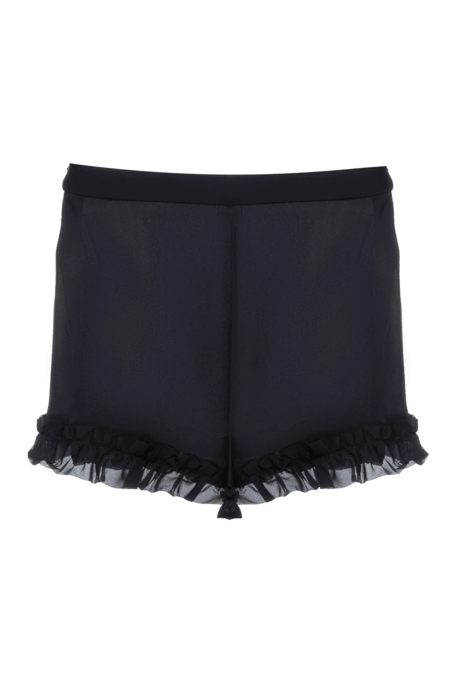 Khaite woman black silk shorts for women купить с ценами и фото 169817 - photo 1