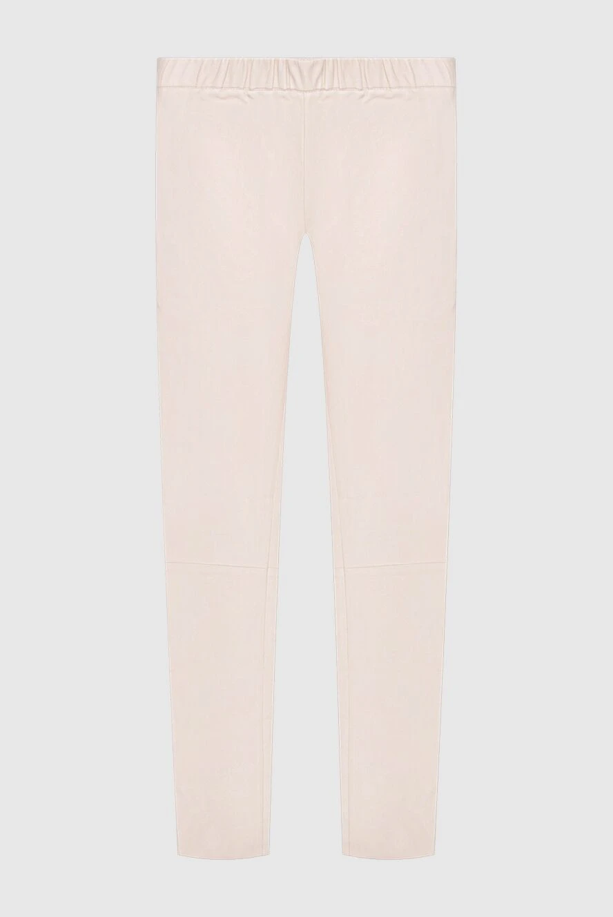 Max&Moi woman pink leather trousers for women купить с ценами и фото 169833 - photo 1