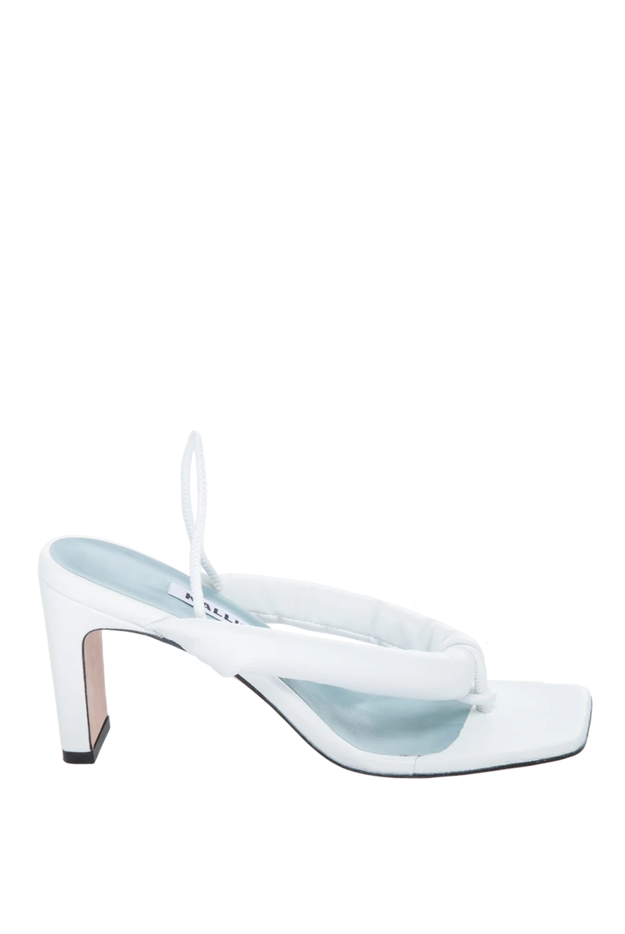 Kalliste woman white leather mules for women купить с ценами и фото 169837 - photo 1