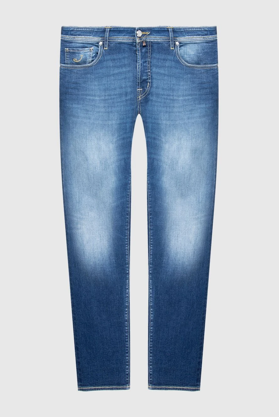 Jacob Cohen man blue cotton jeans for men купить с ценами и фото 169860 - photo 1