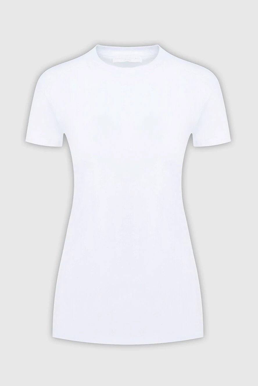 Fabiana Filippi woman white cotton t-shirt for women купить с ценами и фото 169866 - photo 1