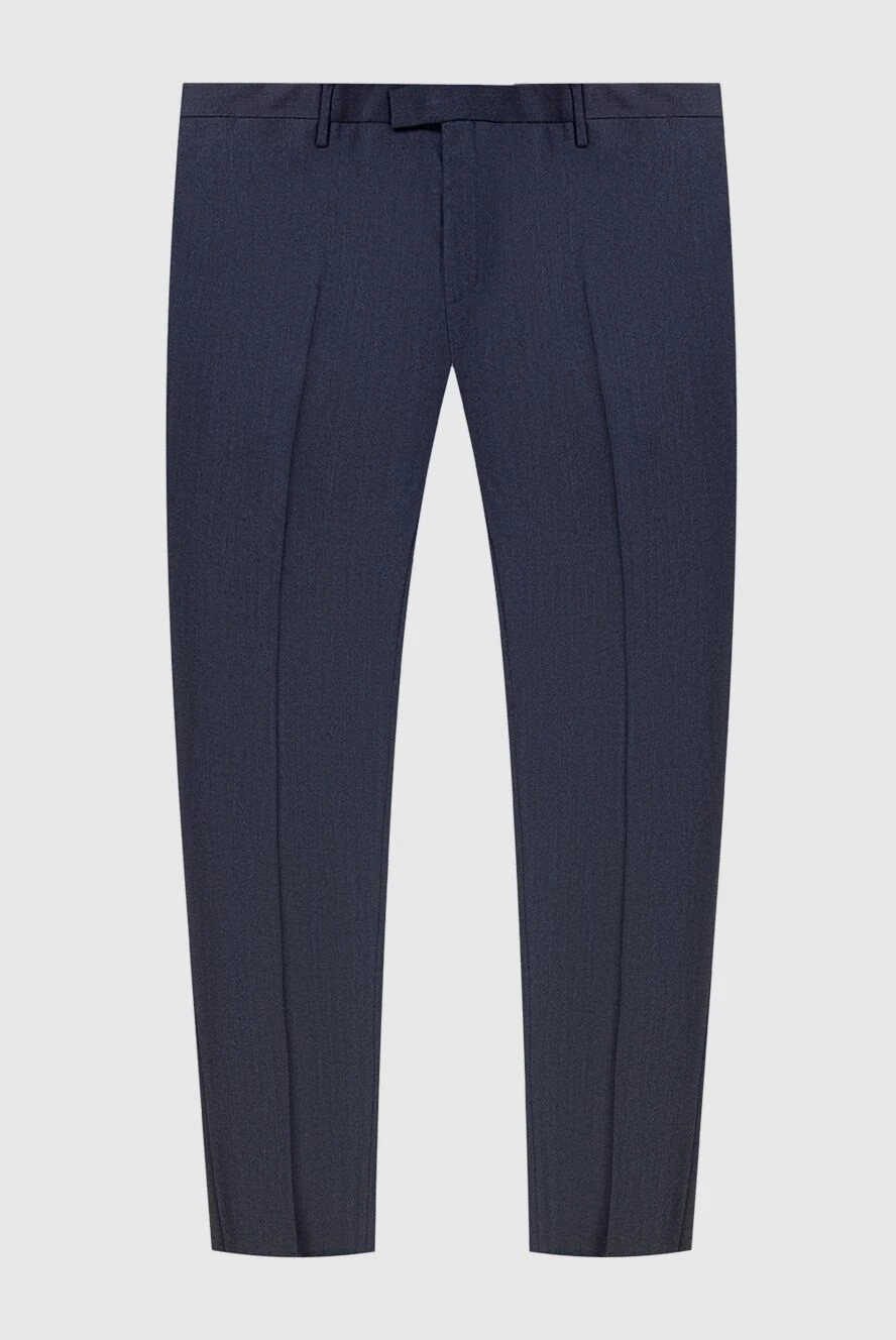 PT01 (Pantaloni Torino) man men's blue fleece trousers купить с ценами и фото 169882 - photo 1