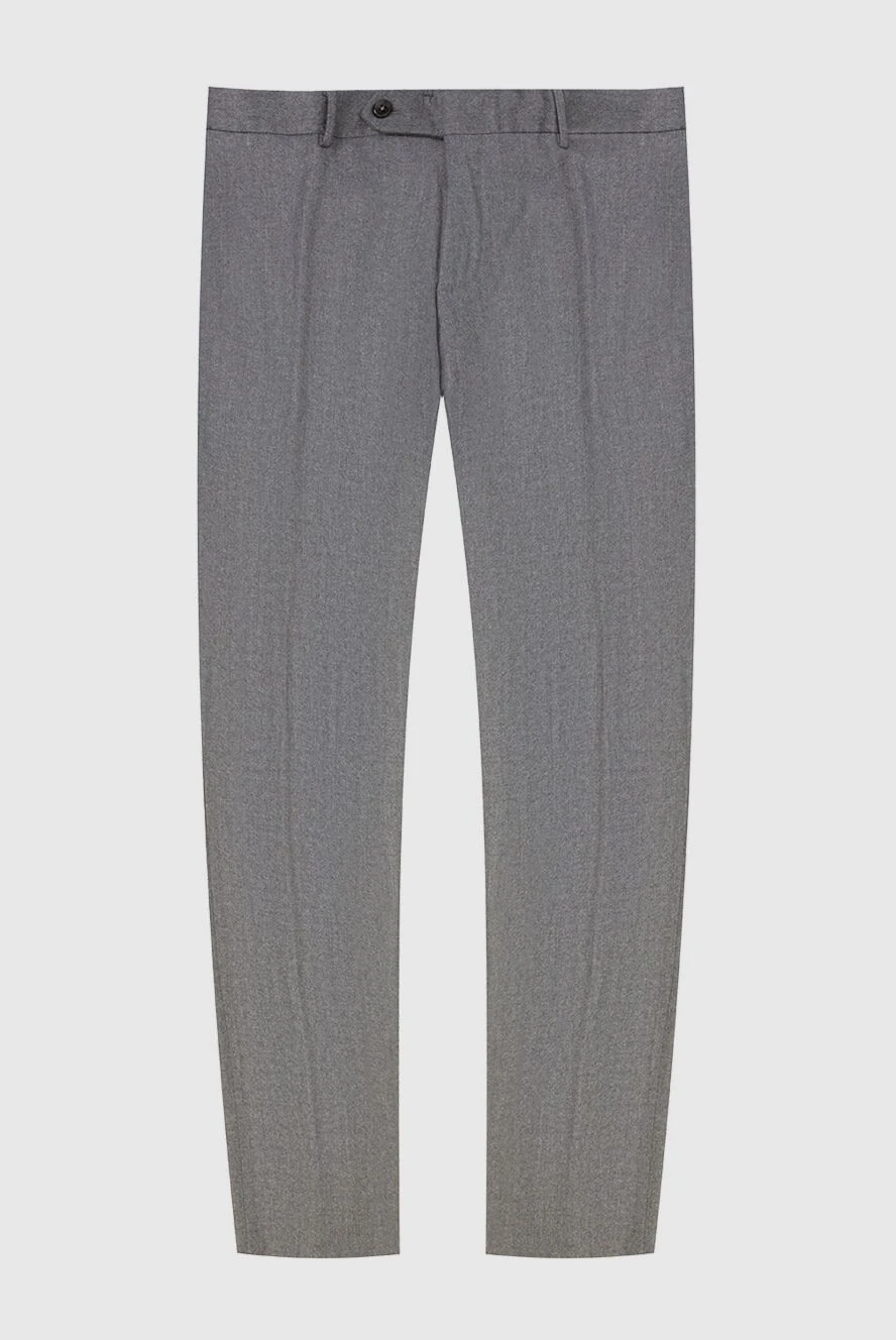 PT01 (Pantaloni Torino) man men's gray fleece trousers купить с ценами и фото 169890 - photo 1