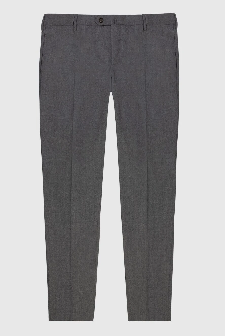 PT01 (Pantaloni Torino) man men's gray fleece trousers купить с ценами и фото 169894 - photo 1