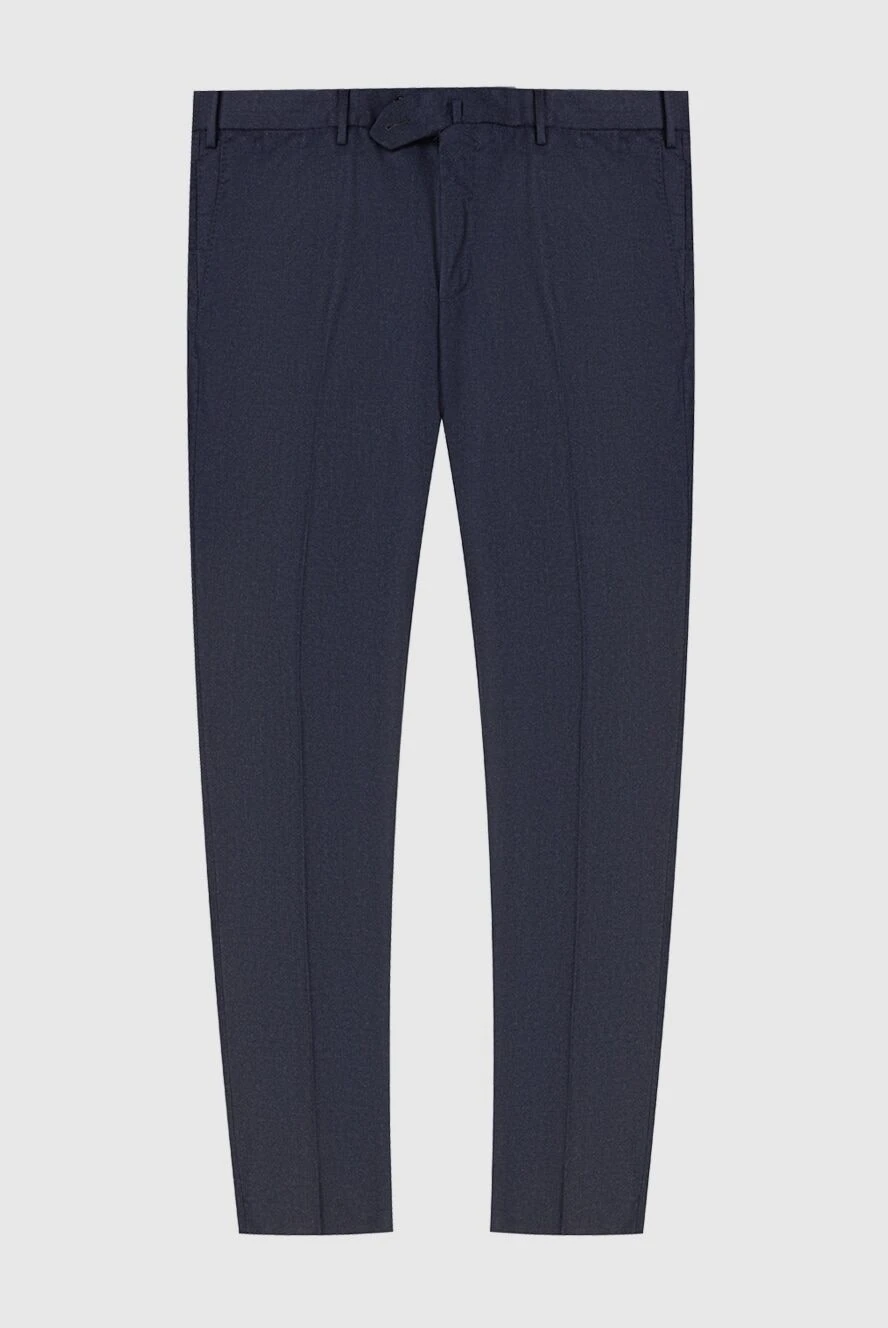 PT01 (Pantaloni Torino) man men's blue fleece trousers купить с ценами и фото 169895 - photo 1