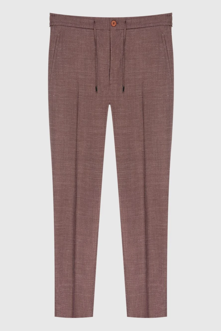 Stefano Ricci брюки коричневые мужские 170014 - фото 1
