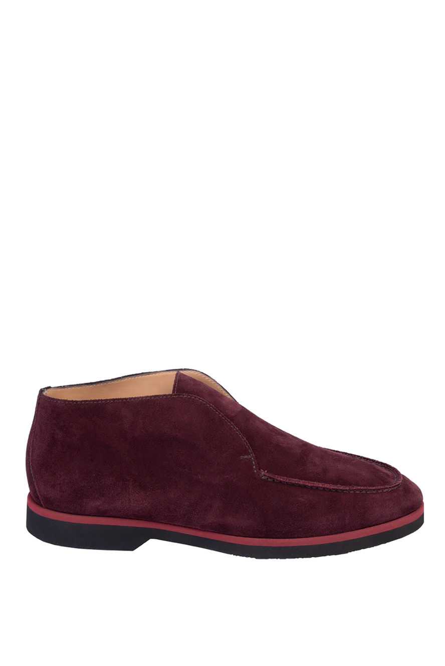 Pellettieri di Parma man leather loafers burgundy for men купить с ценами и фото 170037 - photo 1