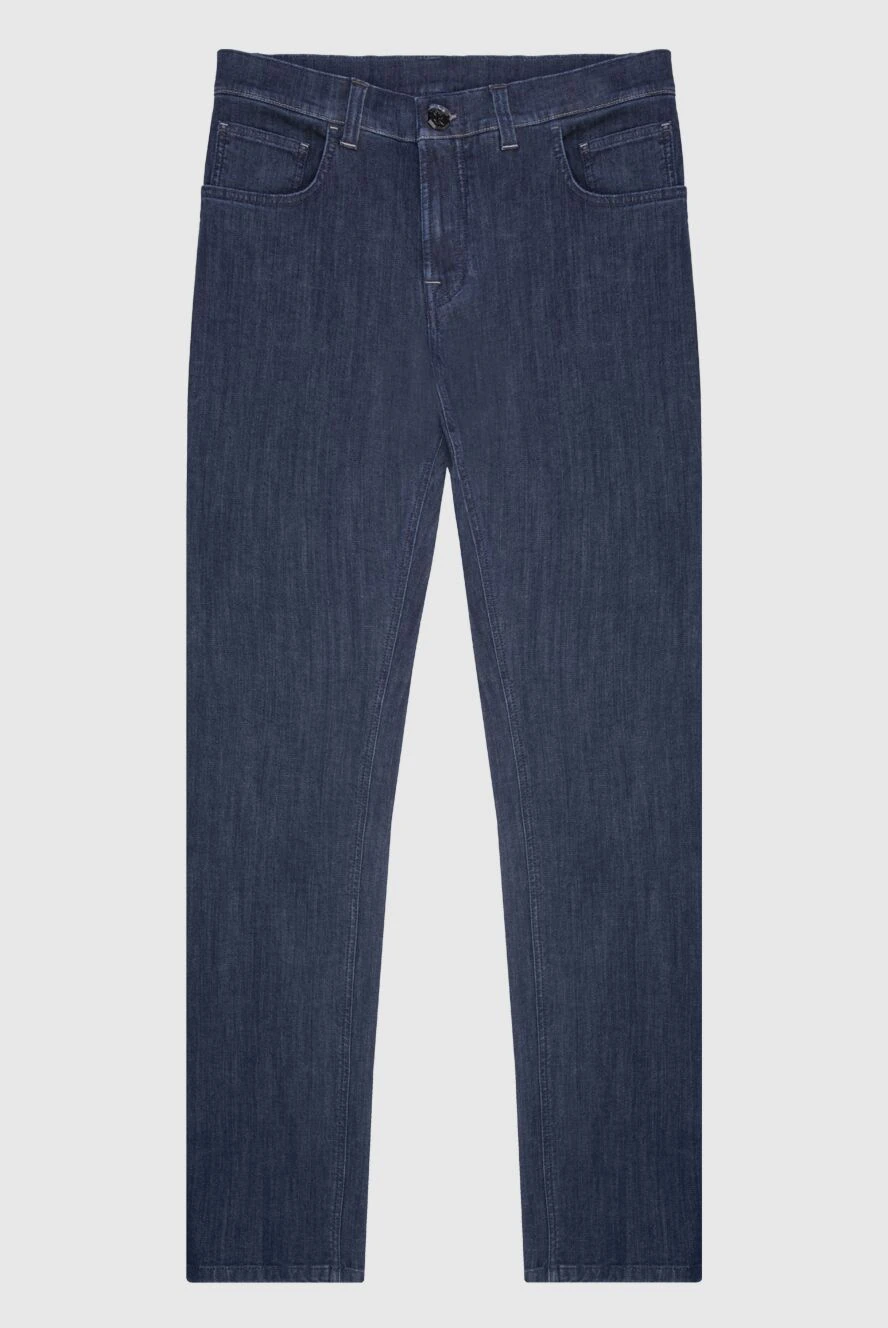 Stefano Ricci джинсы из хлопка синие мужские 170114 - фото 1