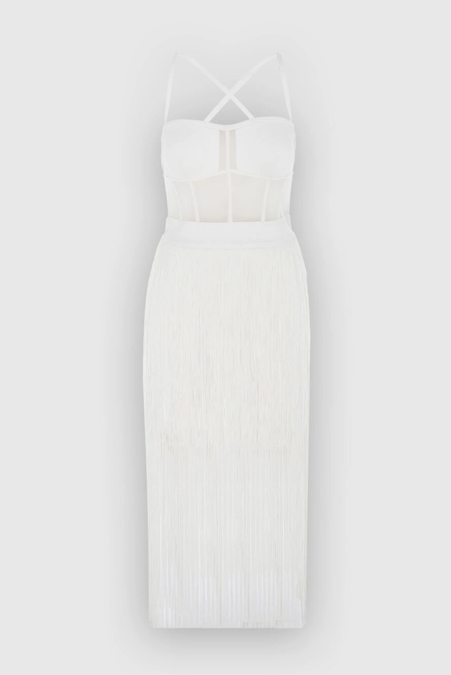 Herve Leger woman white nylon and polyester dress for women купить с ценами и фото 170149 - photo 1