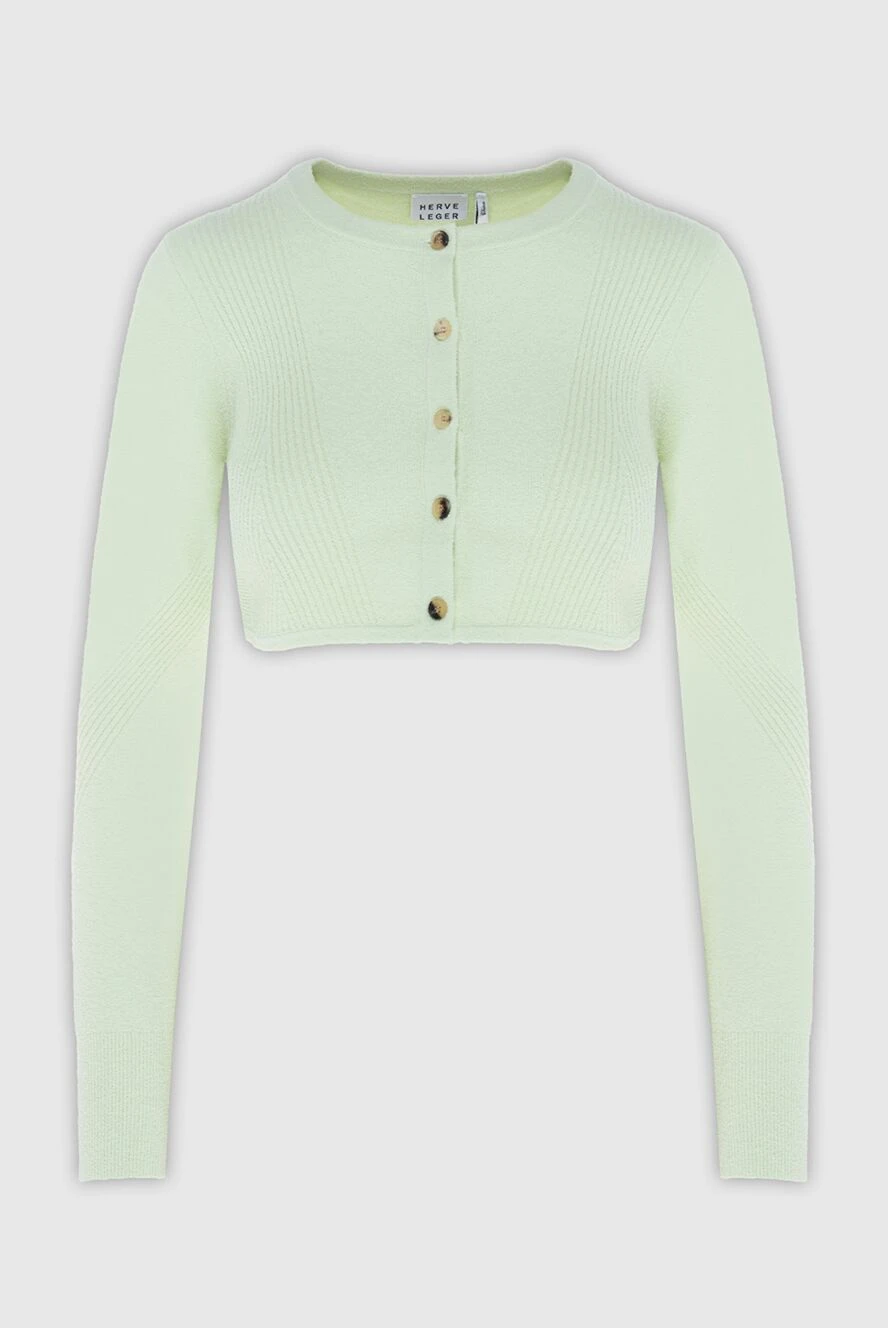 Herve Leger woman green cardigan for women купить с ценами и фото 170155 - photo 1