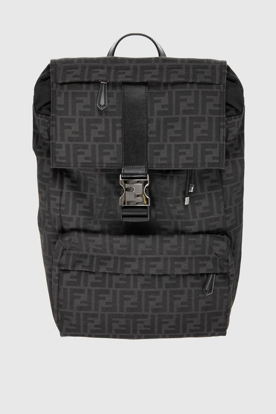 Fendi man polyester and cotton backpack black for men купить с ценами и фото 170185 - photo 1