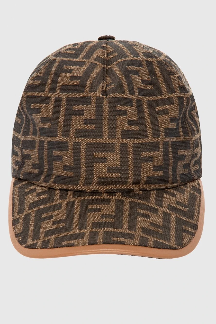 Fendi man cotton and polyester cap brown for men купить с ценами и фото 170186 - photo 1