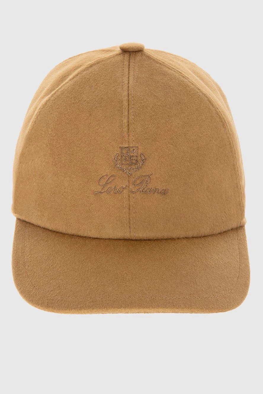 Loro Piana man yellow cashmere cap for men купить с ценами и фото 170209 - photo 1