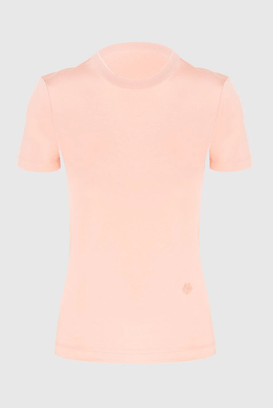 Loro Piana woman pink cotton t-shirt for women купить с ценами и фото 170225 - photo 1